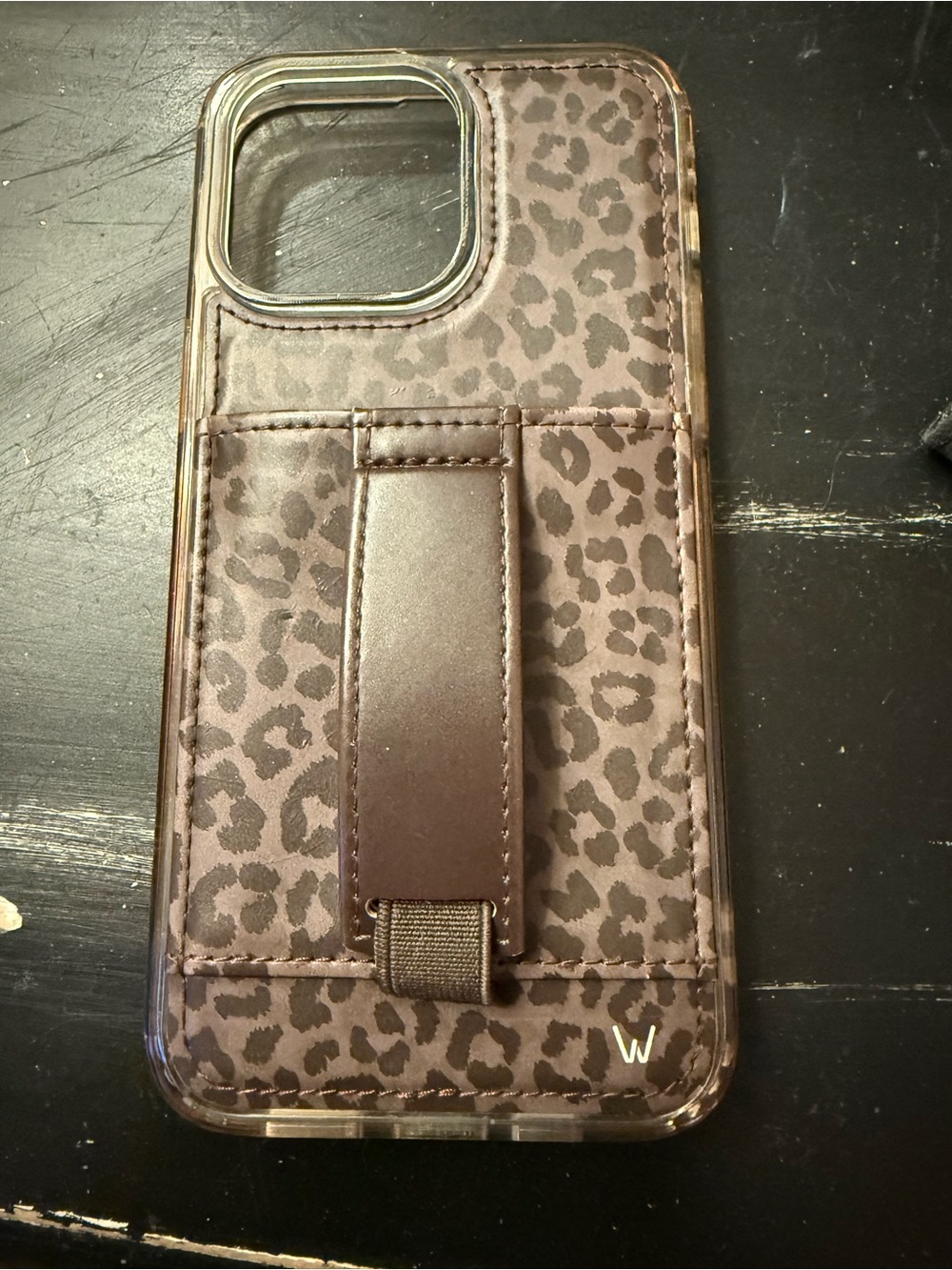 Brown leopard walli case iPhone 14 Pro Max
